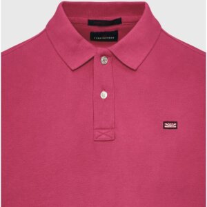 FUNKY BUDDHA POLO ΑΝΔΡΙΚΟ ΒΑΜΒΑΚΕΡΟ ROSE FBM009-001-11 REGULAR FIT
