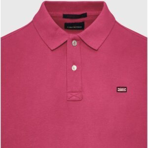 FUNKY BUDDHA POLO ΑΝΔΡΙΚΟ ΒΑΜΒΑΚΕΡΟ ROSE FBM009-001-11 REGULAR FIT