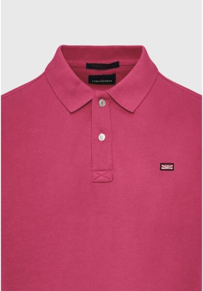 FUNKY BUDDHA POLO ΑΝΔΡΙΚΟ ΒΑΜΒΑΚΕΡΟ ROSE FBM009-001-11 REGULAR FIT