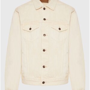 FUNKY BUDDHA DENIM JACKET ΑΝΔΡΙΚΟ ΒΑΜΒΑΚΕΡΟ OFF-WHITE FBM009-071-01 REGULAR FIT
