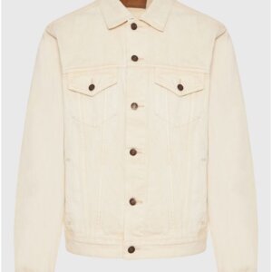 FUNKY BUDDHA DENIM JACKET ΑΝΔΡΙΚΟ ΒΑΜΒΑΚΕΡΟ OFF-WHITE FBM009-071-01 REGULAR FIT