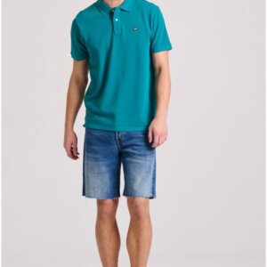 FUNKY BUDDHA POLO ΑΝΔΡΙΚΟ ΒΑΜΒΑΚΕΡΟ TEAL FBM009-001-11 REGULAR FIT