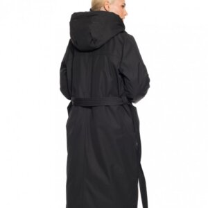 BISTON JACKET ΓΥΝΑΙΚΕΙΟ ΜΑΚΡΥ ΜΑΥΡΟ 52-101-105 REGULAR FIT