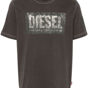 DIESEL T-SHIRT ΑΝΔΡΙΚΟ ΓΚΡΙ A14886-0DMAA-93R T-ADJUST-Q1 REGULAR FIT