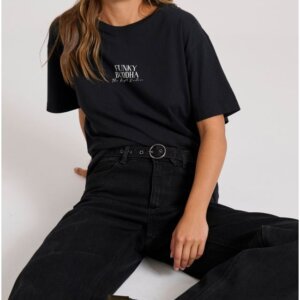 FUNKY BUDDHA JEAN ΓΥΝΑΙΚΕΙΟ ΜΑΥΡΟ FBL010-168-02 STRAIGHT FIT