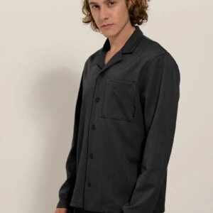TRESOR ΠΟΥΚΑΜΙΣΟ-OVERSHIRT ΑΝΔΡΙΚΟ ΜΑΥΡΟ 2186 VICINO REGULAR FIT