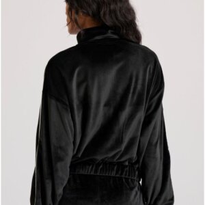 FUNKY BUDDHA ΖΑΚΕΤΑ ΓΥΝΑΙΚΕΙΑ ΒΕΛΟΥΤΕ ΜΑΥΡΗ FBL010-101-06 REGULAR FIT