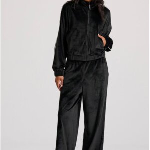 FUNKY BUDDHA ΖΑΚΕΤΑ ΓΥΝΑΙΚΕΙΑ ΒΕΛΟΥΤΕ ΜΑΥΡΗ FBL010-101-06 REGULAR FIT