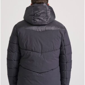 FUNKY BUDDHA JACKET PUFFER ΑΝΘΡΑΚΙ ΑΝΤΡΙΚΟ FBM010-032-01 REGULAR FIT