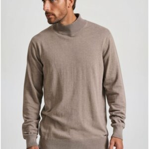 FUNKY BUDDHA ΠΛΕΚΤΟ ΑΝΔΡΙΚΟ ΜΕ ΨΗΛΟ ΛΑΙΜΟ CIGAR MEL FBM010-009-09 REGULAR FIT