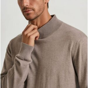 FUNKY BUDDHA ΠΛΕΚΤΟ ΑΝΔΡΙΚΟ ΜΕ ΨΗΛΟ ΛΑΙΜΟ CIGAR MEL FBM010-009-09 REGULAR FIT