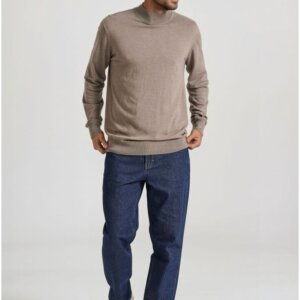 FUNKY BUDDHA ΠΛΕΚΤΟ ΑΝΔΡΙΚΟ ΜΕ ΨΗΛΟ ΛΑΙΜΟ CIGAR MEL FBM010-009-09 REGULAR FIT