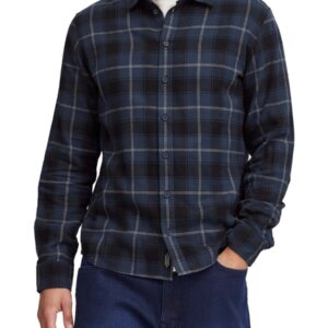 BLEND ΠΟΥΚΑΜΙΣΟ ΚΑΡΩ FLANNEL ΑΝΔΡΙΚΟ ΜΠΛΕ 20717536 REGULAR FIT