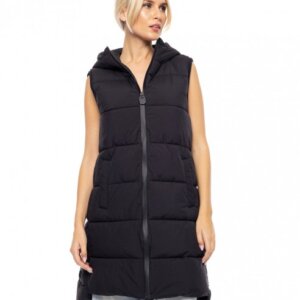 BISTON JACKET ΑΜΑΝΙΚΟ ΜΑΚΡΥ ΓΥΝΑΙΚΕΙΟ ΜΑΥΡΟ 52-102-004 REGULAR FIT