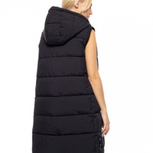BISTON JACKET ΑΜΑΝΙΚΟ ΜΑΚΡΥ ΓΥΝΑΙΚΕΙΟ ΜΑΥΡΟ 52-102-004 REGULAR FIT