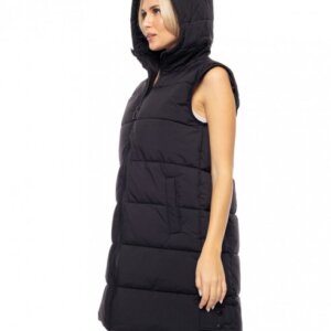 BISTON JACKET ΑΜΑΝΙΚΟ ΜΑΚΡΥ ΓΥΝΑΙΚΕΙΟ ΜΑΥΡΟ 52-102-004 REGULAR FIT