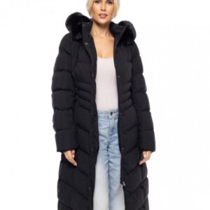 SPLENDID JACKET ΓΥΝΑΙΚΕΙΟ ΜΑΚΡΥ ΜΑΥΡΟ 52-101-010 REGULAR FIT