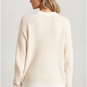 FUNKY BUDDHA ΠΛΕΚΤΟ ΓΥΝΑΙΚΕΙΟ ΣΕΝΙΛ OFF WHITE FBL010-109-09 REGULAR FIT