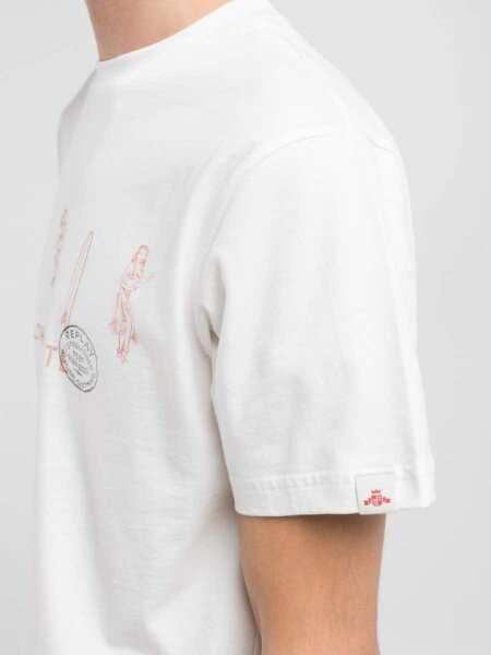 REPLAY T-SHIRT ΑΝΔΡΙΚΟ ΒΑΜΒΑΚΕΡΟ ΛΕΥΚΟ M3067.000.2660.011 REGULAR FIT