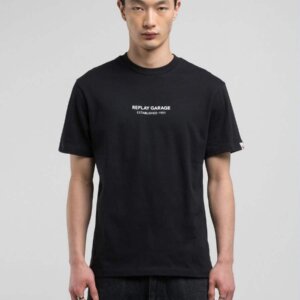 REPLAY T-SHIRT ΑΝΔΡΙΚΟ ΜΑΥΡΟ M3036.000.22662.098 REGULAR FIT