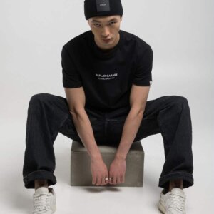 REPLAY T-SHIRT ΑΝΔΡΙΚΟ ΜΑΥΡΟ M3036.000.22662.098 REGULAR FIT