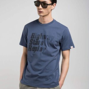 REPLAY T-SHIRT ΑΝΔΡΙΚΟ ΜΠΛΕ M3035.000.2660.282 REGULAR FIT