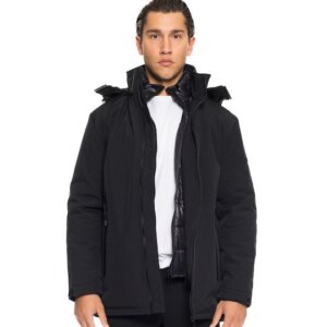 BISTON JACKET ΑΝΔΡΙΚΟ MIDWEIGHT ΚΟΝΤΟ ΜΑΥΡΟ 52-201-028 REGULAR FIT