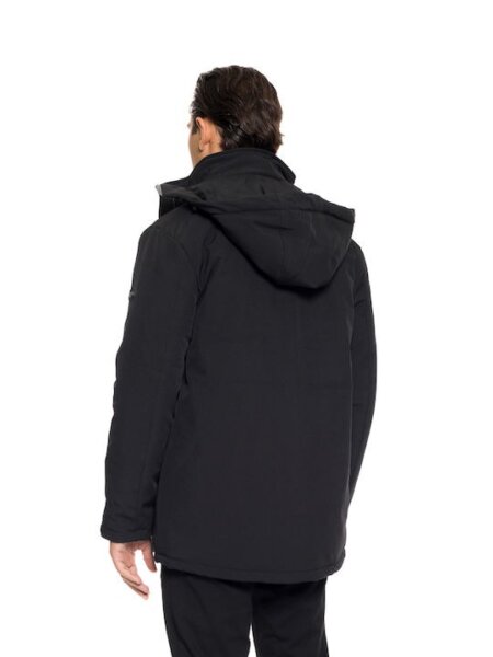 BISTON JACKET ΑΝΔΡΙΚΟ MIDWEIGHT ΚΟΝΤΟ ΜΑΥΡΟ 52-201-028 REGULAR FIT