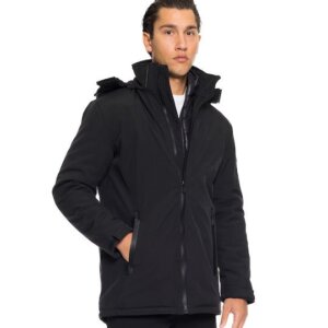 BISTON JACKET ΑΝΔΡΙΚΟ MIDWEIGHT ΚΟΝΤΟ ΜΑΥΡΟ 52-201-028 REGULAR FIT
