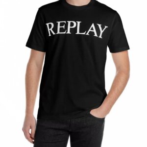 REPLAY T-SHIRT ΑΝΔΡΙΚΟ ΜΑΥΡΟ M3099.000.2660.098 REGULAR FIT