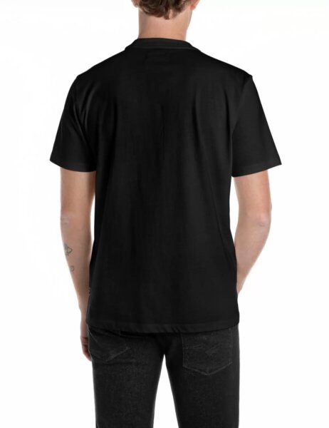REPLAY T-SHIRT ΑΝΔΡΙΚΟ ΜΑΥΡΟ M3099.000.2660.098 REGULAR FIT
