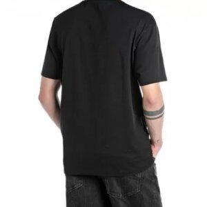 REPLAY T-SHIRT ΑΝΔΡΙΚΟ ΒΑΜΒΑΚΕΡΟ ΜΑΥΡΟ M3055.000.2660.098 REGULAR FIT