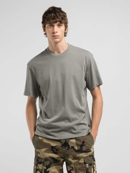 REPLAY T-SHIRT ΑΝΔΡΙΚΟ ΓΚΡΙ M3020.000.22662.705 REGULAR FIT