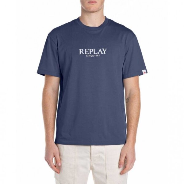 REPLAY T-SHIRT ΑΝΔΡΙΚΟ ΜΠΛΕ M3031.000.2660.282 REGULAR FIT