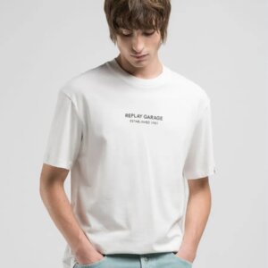 REPLAY T-SHIRT ΑΝΔΡΙΚΟ ΛΕΥΚΟ M3036.000.22662.011 REGULAR FIT