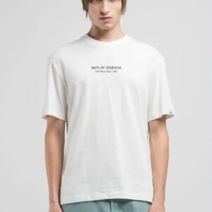 REPLAY T-SHIRT ΑΝΔΡΙΚΟ ΛΕΥΚΟ M3036.000.22662.011 REGULAR FIT