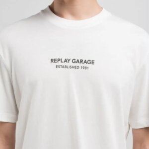 REPLAY T-SHIRT ΑΝΔΡΙΚΟ ΛΕΥΚΟ M3036.000.22662.011 REGULAR FIT