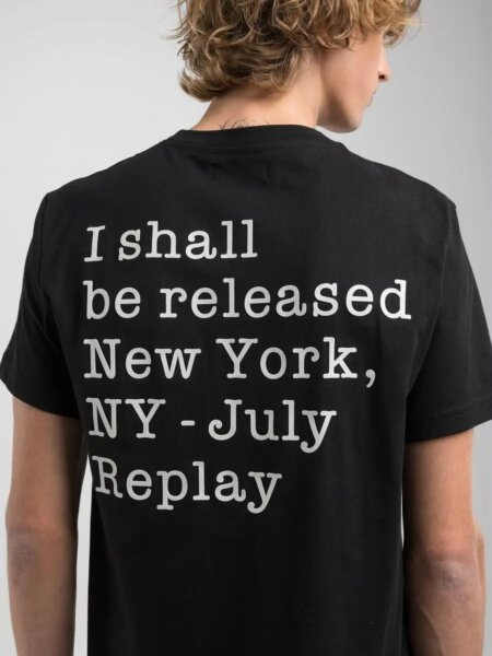 REPLAY T-SHIRT ΑΝΔΡΙΚΟ ΜΑΥΡΟ M3022.000.2660.098 REGULAR FIT