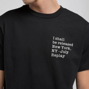 REPLAY T-SHIRT ΑΝΔΡΙΚΟ ΜΑΥΡΟ M3022.000.2660.098 REGULAR FIT