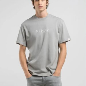 REPLAY T-SHIRT ΑΝΔΡΙΚΟ ΓΚΡΙ M3031.000.2660.214 REGULAR FIT