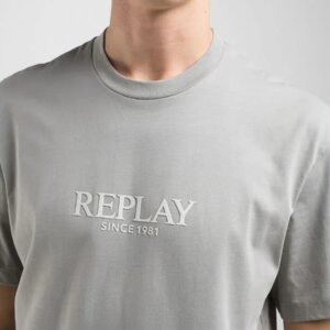 REPLAY T-SHIRT ΑΝΔΡΙΚΟ ΓΚΡΙ M3031.000.2660.214 REGULAR FIT
