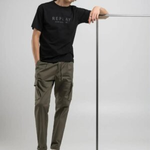 REPLAY T-SHIRT ΑΝΔΡΙΚΟ ΜΑΥΡΟ M3043.000.2660.098 REGULAR FIT