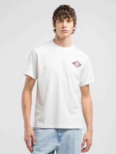 REPLAY T-SHIRT ΑΝΔΡΙΚΟ ΛΕΥΚΟ M3062.000.2660.011 REGULAR FIT