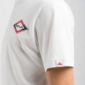 REPLAY T-SHIRT ΑΝΔΡΙΚΟ ΛΕΥΚΟ M3062.000.2660.011 REGULAR FIT