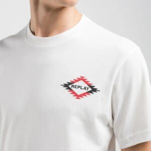 REPLAY T-SHIRT ΑΝΔΡΙΚΟ ΛΕΥΚΟ M3062.000.2660.011 REGULAR FIT