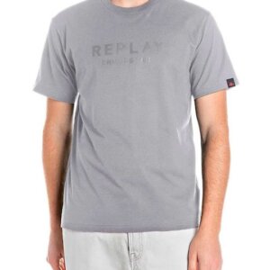 REPLAY T-SHIRT ΑΝΔΡΙΚΟ ΓΚΡΙ M3043.000.2660.214 REGULAR FIT