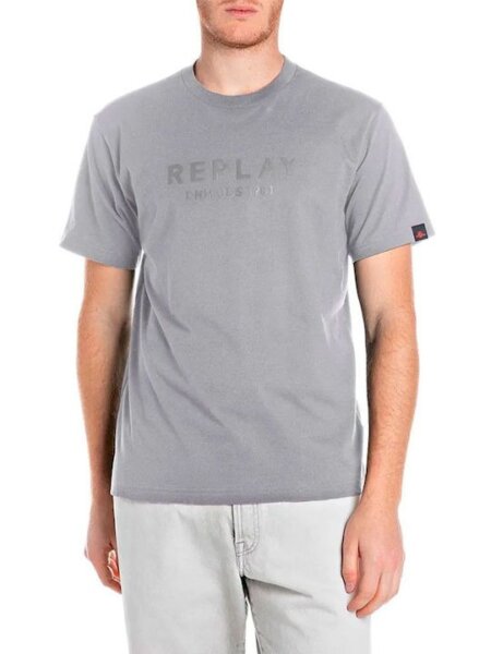 REPLAY T-SHIRT ΑΝΔΡΙΚΟ ΓΚΡΙ M3043.000.2660.214 REGULAR FIT
