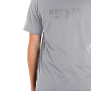 REPLAY T-SHIRT ΑΝΔΡΙΚΟ ΓΚΡΙ M3043.000.2660.214 REGULAR FIT