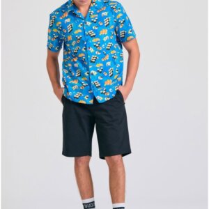 FUNKY BUDDHA ΒΕΡΜΟΥΔΑ ΑΝΔΡΙΚΗ ΜΑΥΡΗ FBM011-001-03 REGULAR FIT
