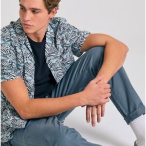 FUNKY BUDDHA ΠΑΝΤΕΛΟΝΙ ΑΝΔΡΙΚΟ STEEL GREY FBM011-001-02 REGULAR FIT